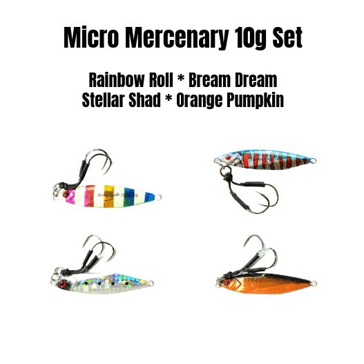 Sumo & Mercenary Micro Slow Pitch Jig – 4-Pack – 10g & 15g