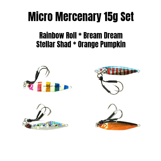 Sumo & Mercenary Micro Slow Pitch Jig – 4-Pack – 10g & 15g
