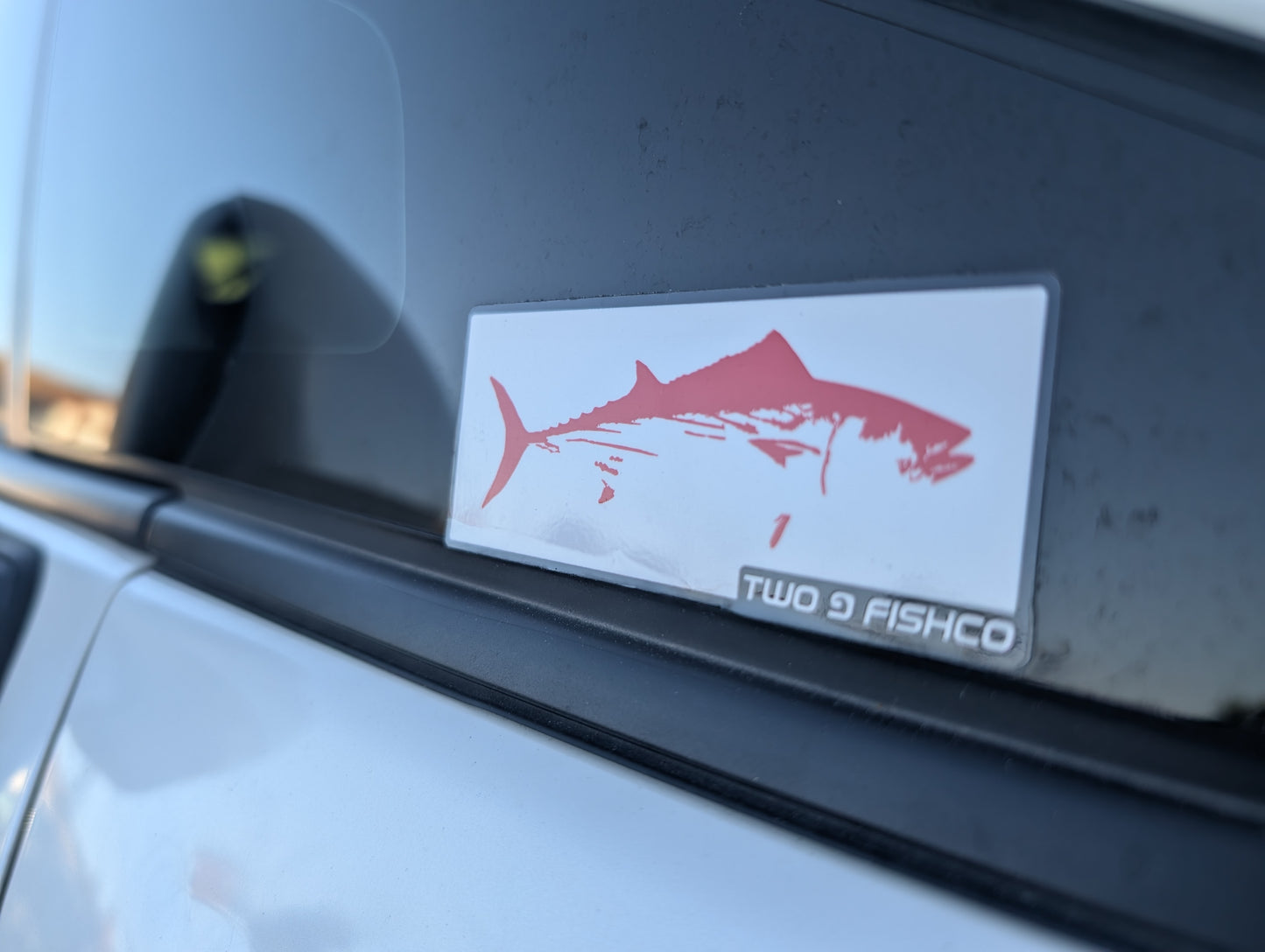 Two 9 Fishco sticker