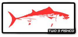 Two 9 Fishco sticker