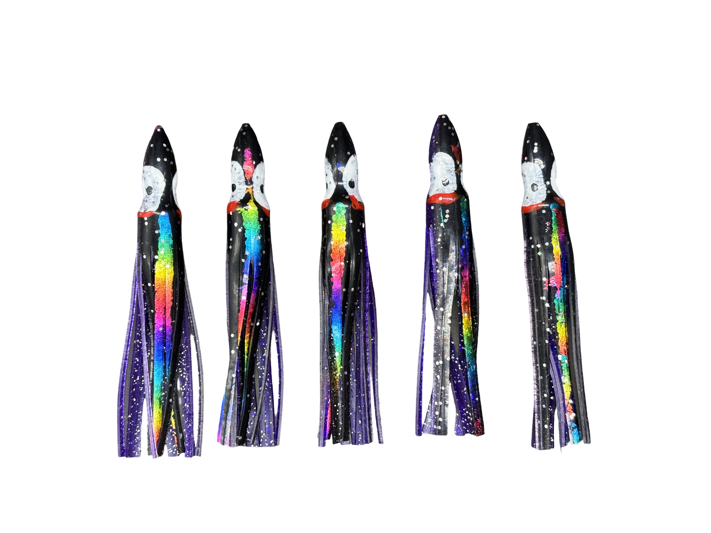 4.5" Hoochie Skirts - 5 Pack