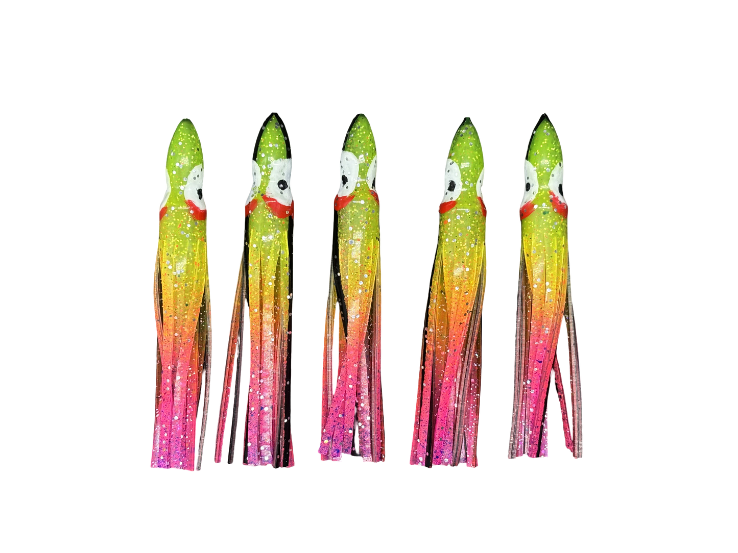 4.5" Hoochie Skirts - 5 Pack